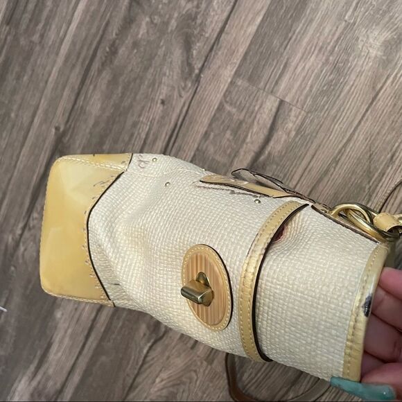 COACH Limited Edition Hamptons Floral Straw Bag 98 - Picture 8 of 14